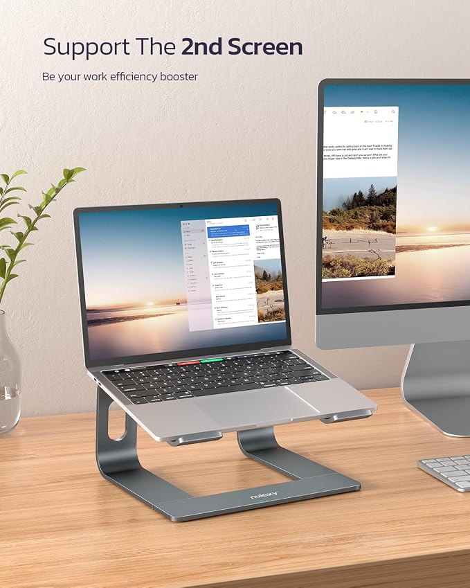 Nulaxy All-Aluminum Laptop Stand - Image 8