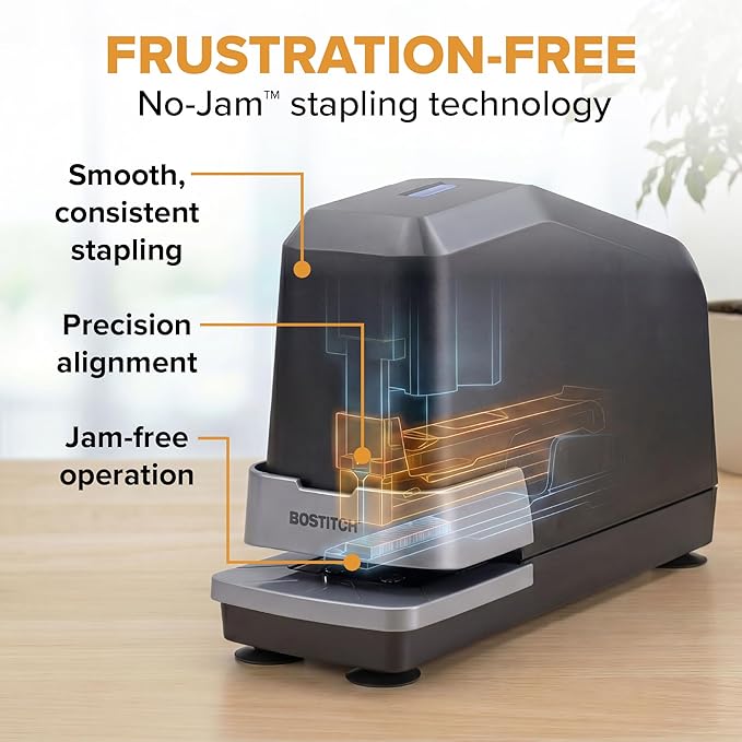 Bostitch Office Impulse Heavy Duty Electric Stapler Value Pack, 45 Sheet - Image 3