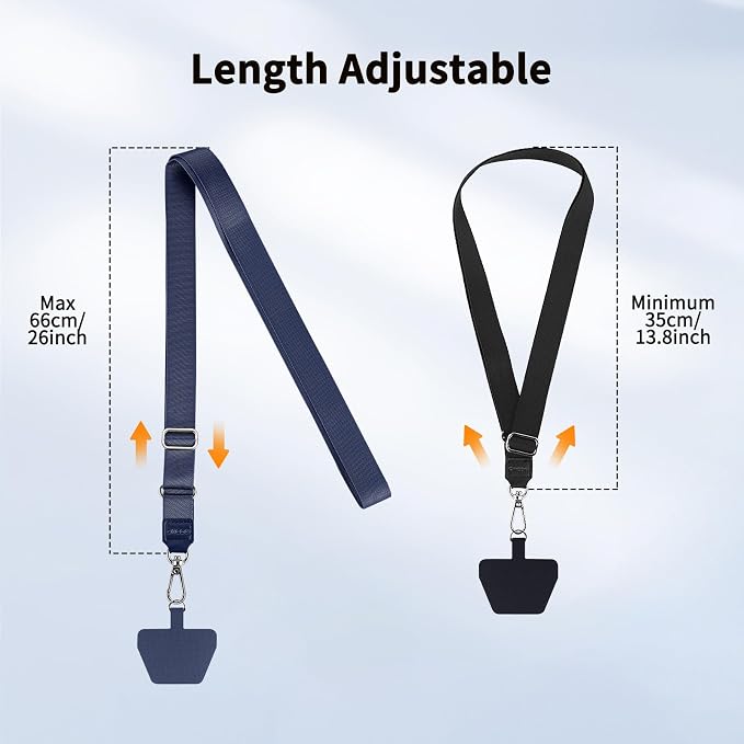 CACOE Phone Lanyard 2 Pcs Adjustable Neck Strap, Universal Crossbody - Image 5