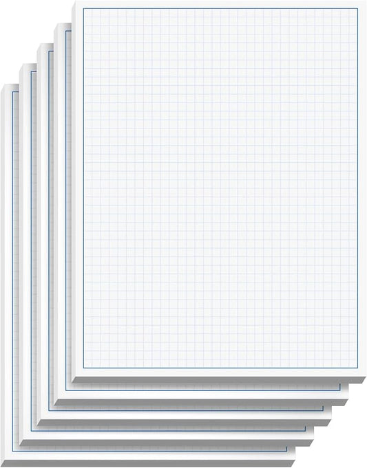 Graph Paper Pad for Blueprint Drawings, Engineering Drawing, and Planning by NextDayLabels