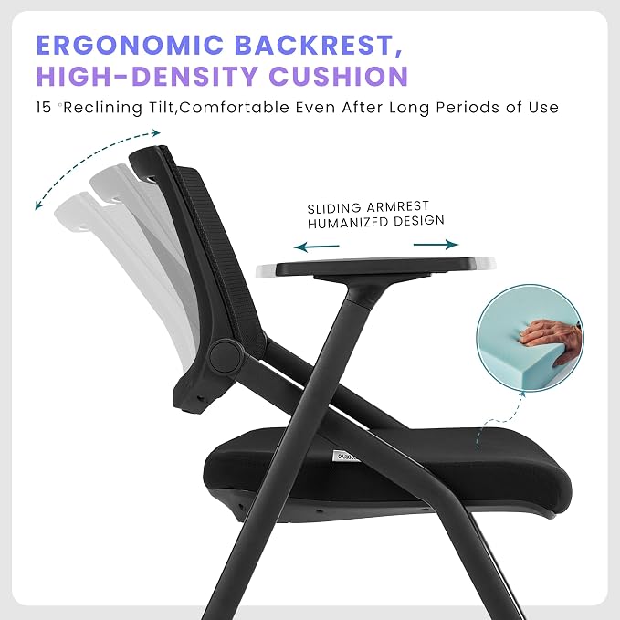 30 Pack Stackable Conference Room Chairs - Image 3