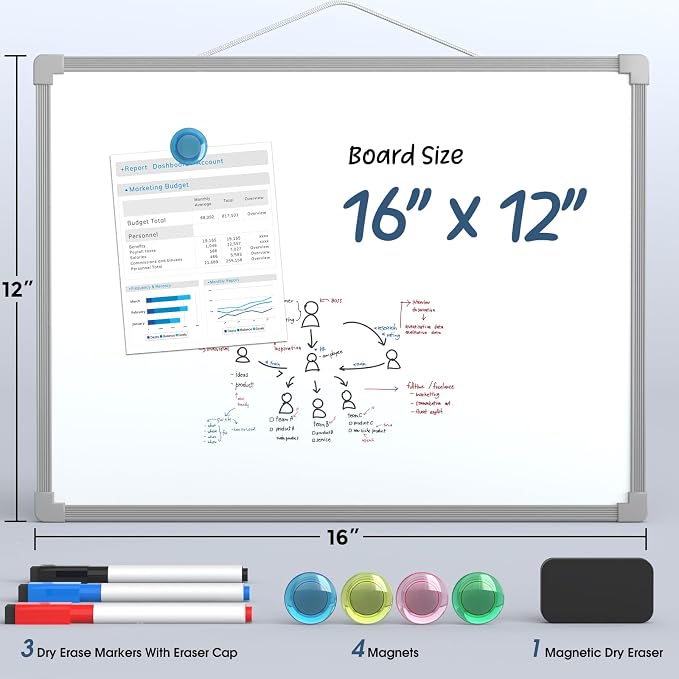 MaxGear Double-Sided Dry Erase Board - Image 4