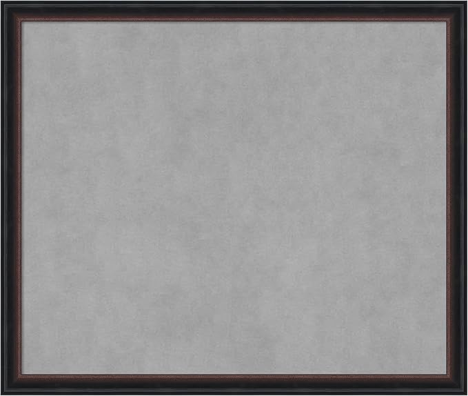 Amanti Art Black Framed Magnetic Board 22x26 Medium Vision Board by AmantiArt