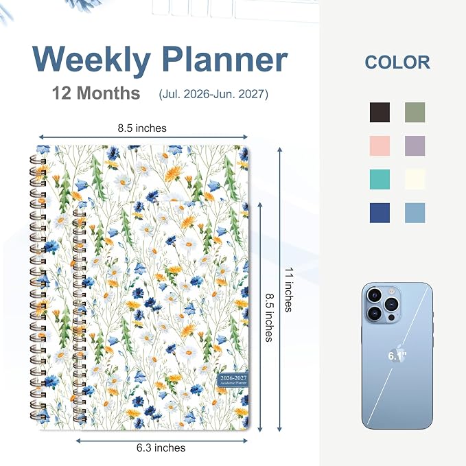 Planner 2026-2027, Weekly and Monthly Academic Planner, July 2026 - Image 2