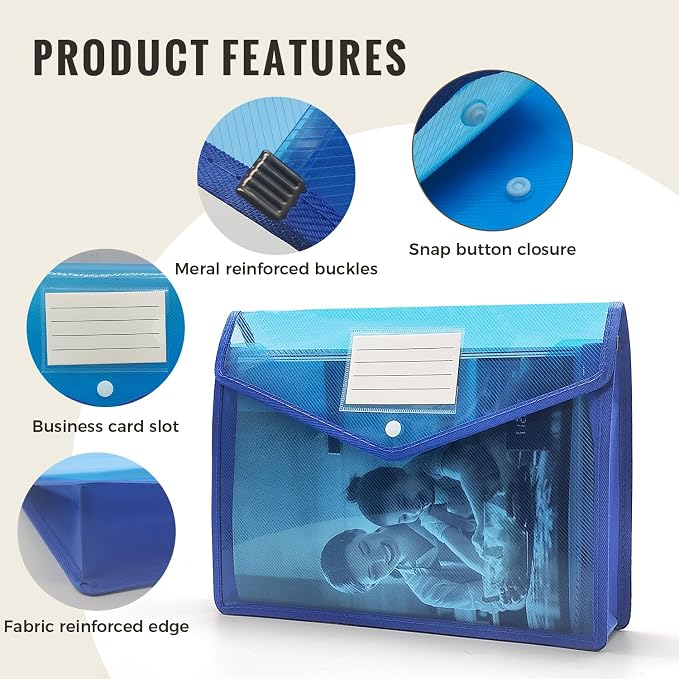 Plastic Expanding File Folder, Envelope Folders - Image 3