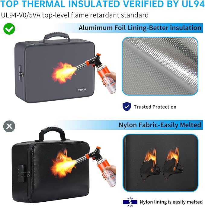 ENGPOW 5200℉ Fireproof File Organizer Bag - Image 2