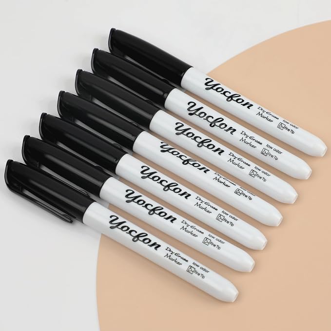 Dry Erase Markers 148 Pack, Bulk Black Whiteboard Markers - Image 6