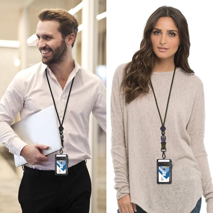 Wisdompro 2 Pack of 23 inch Durable Round Cord Heavy Duty Lanyard - Image 7