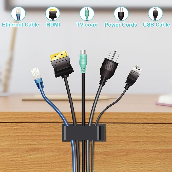 Cable Management Clips, Large Cord Clips - Image 3