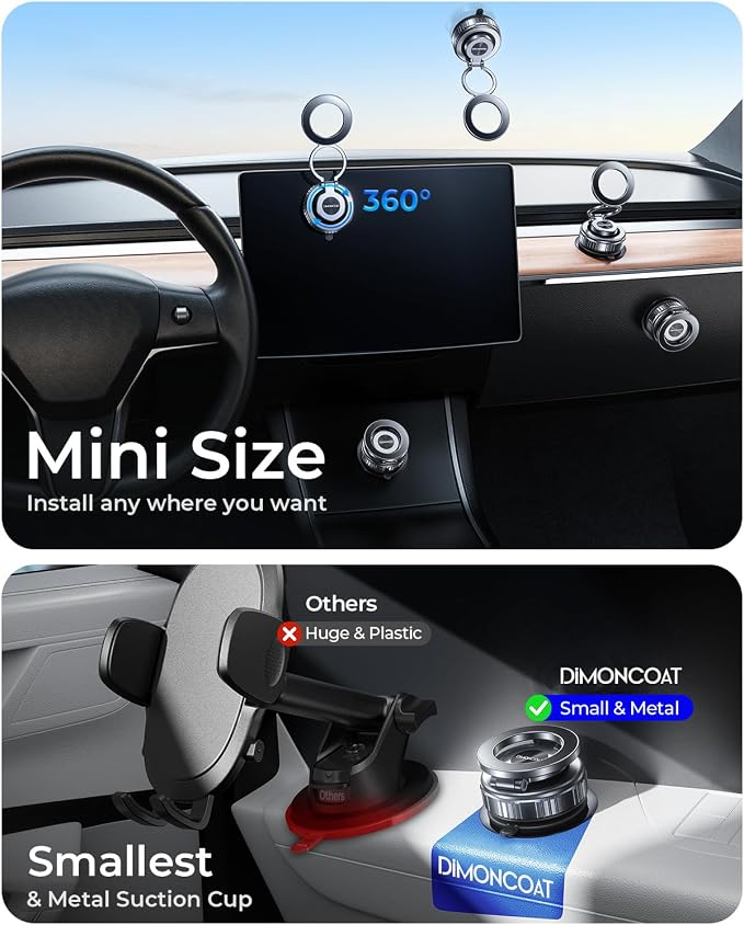【Upgraded】for Magsafe Car Mount 360° Adjustable Magnetic Phone Holders - Image 2
