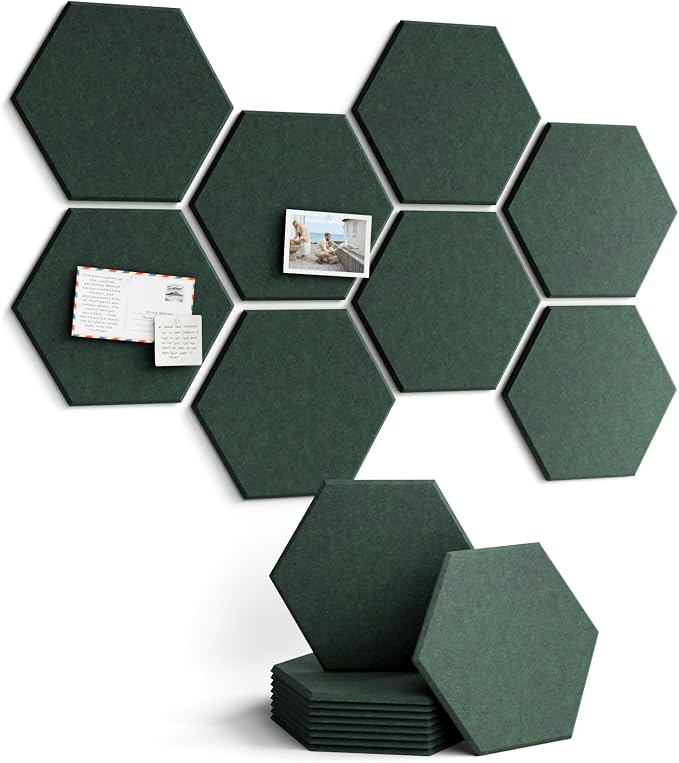 Fluxynara Hexagon Cork Board Alternative by FLUXYNARA