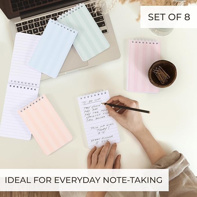 ZICOTO Aesthetic Pocket Notebooks Set Of 8 - Image 4