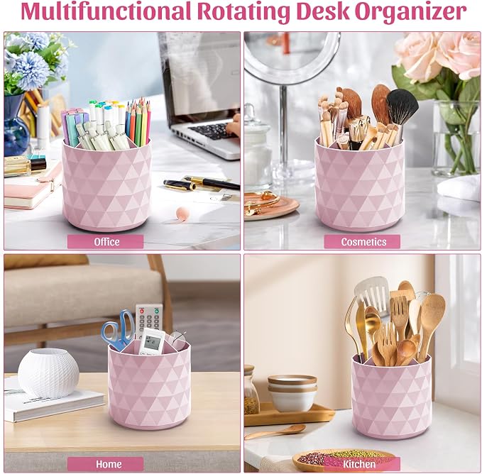 minimaliving Desk Organizer, Sparkling Diamond-like Pen Holder - Image 3