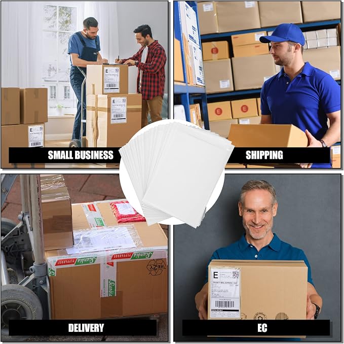 Geetery 1500 Pcs 7"x10" Packing List Envelopes Clear Self-Adhesive Shipping - Image 4