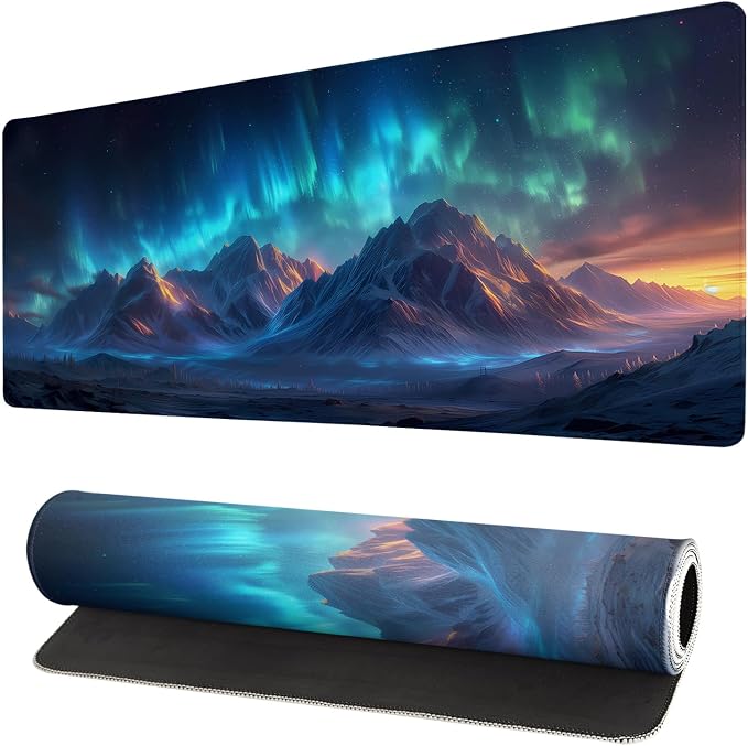 Gaming Mouse Pad Desk Pad, Extended Big Mouse Pad, 31.5x11.8 Inch Long Computer by Brecoy