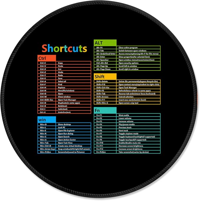 ITNRSIIET Mouse Pad Non-Slip Rubber Base Smooth Surface Stitched Edges by +ITNRSIIET