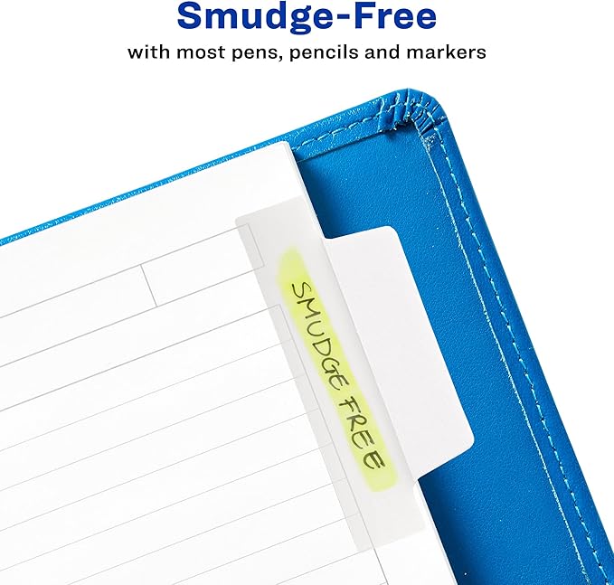Avery Margin Ultra Tabs, 2.5" x 1", 2-Side Writable, 24 Repositionable Page Tabs - Image 4