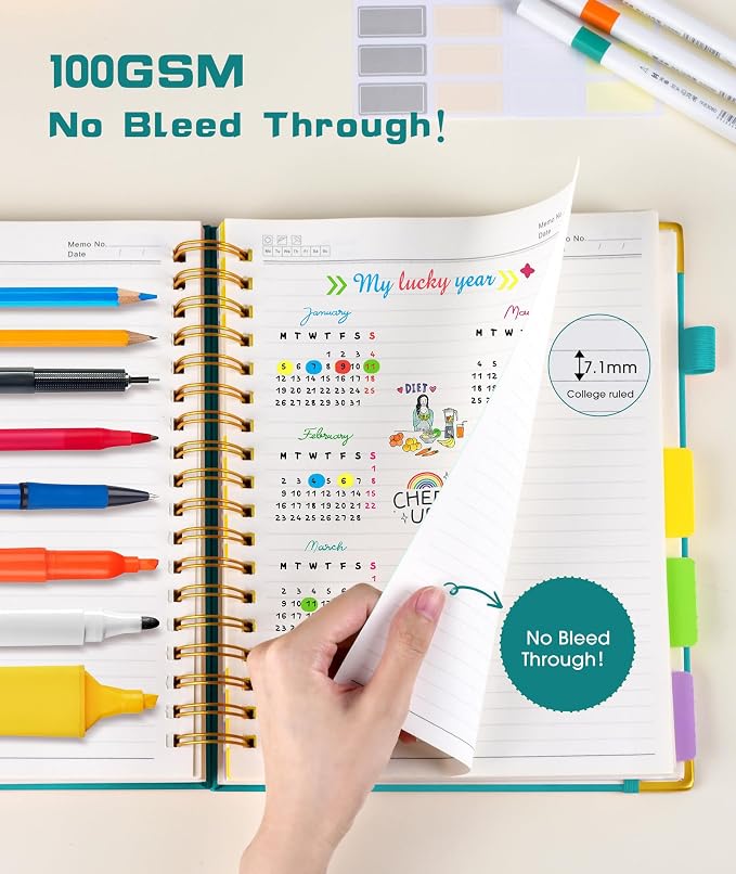 Hardcover Spiral Notebook Journal - Image 6