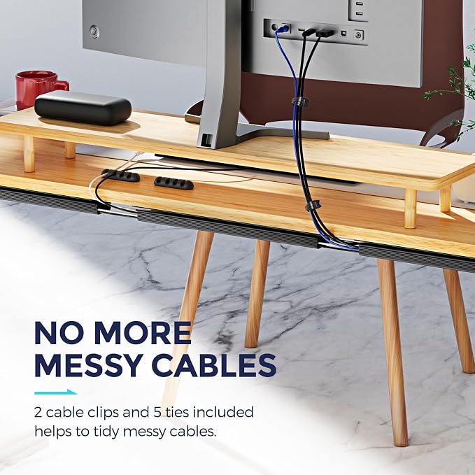 Delamu 2 Pack Safe & Tidy Cable Management Solution - Image 4