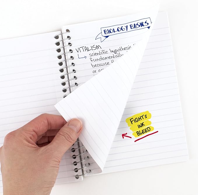 Five Star Spiral Notebook, 1 Subject, College Ruled Paper, 4-3/8" x 7" - Image 4