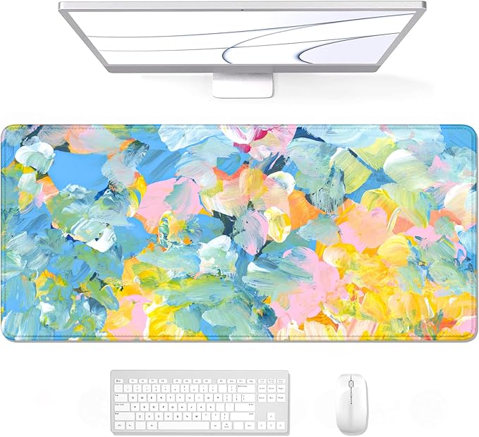 Auhoahsil Desk Mouse Pad, Large Gaming Mousepad, XXL Desk Pad, Extended Long by Auhoahsil