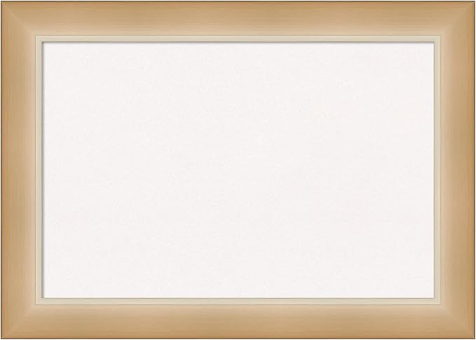 Amanti Art White Cork Board for Wall, 15x21 Vision Board with Gold Frame, Small Corkboard Office Decor for Home Organization, Modern Corkboard Pinboard to Display Items for Home Organization in-DeskLoop Office