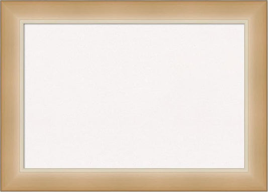 Amanti Art White Cork Board for Wall, 15x21 Vision Board with Gold Frame, Small Corkboard Office Decor for Home Organization, Modern Corkboard Pinboard to Display Items for Home Organization in-DeskLoop Office