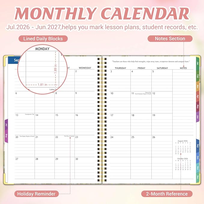 Teacher Planner 2026-2027 Academic Year, Jul.2026 - Image 4