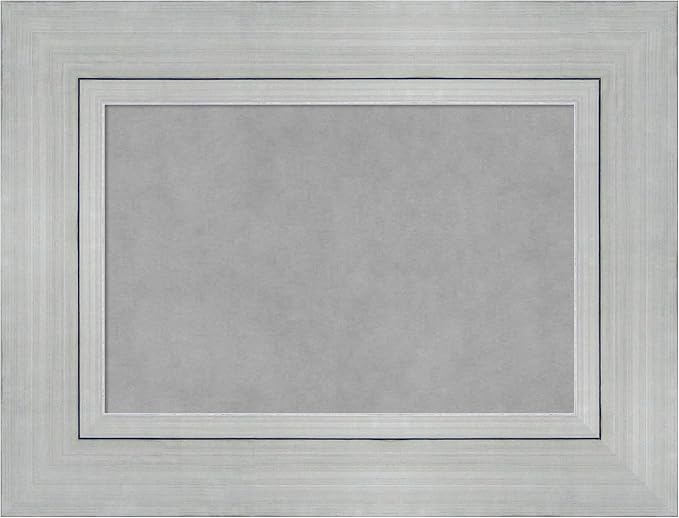 Amanti Art Silver Framed Magnetic Board 19x25 Small Vision Board by AmantiArt