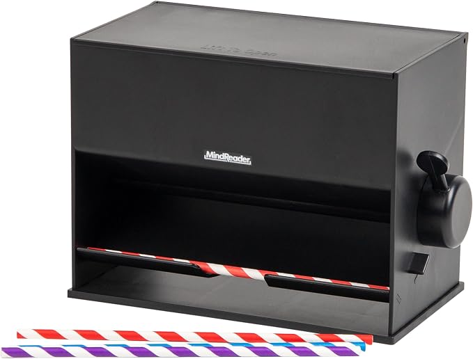 Mind Reader Compact Straw Dispenser or Pencil Dispenser, Countertop Organizer by MindReader