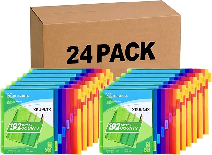 8-Tab Binder Dividers by XrunmixOffice