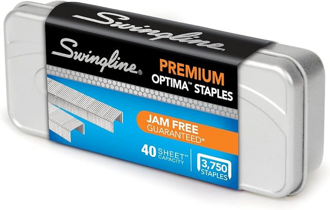 Swingline Staples, 1/4" Length, Jam Free, 210 Per Strip, 5 Pack - Image 2