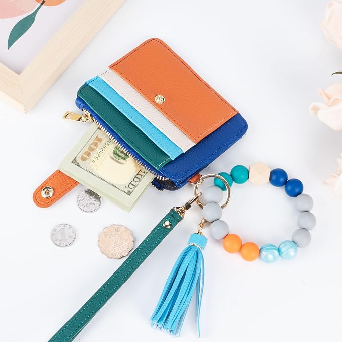 Airkit Wristlet Wallets for Women, Keychain RFID Blocking Credit Card Holder - Image 3