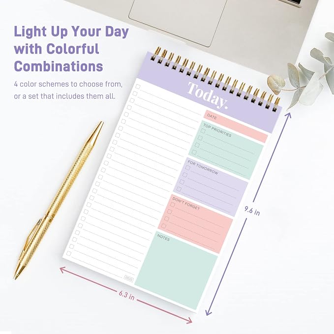 Sweetzer & Orange Daily & Weekly To Do List Notepad – Undated Work Planner & - Image 5
