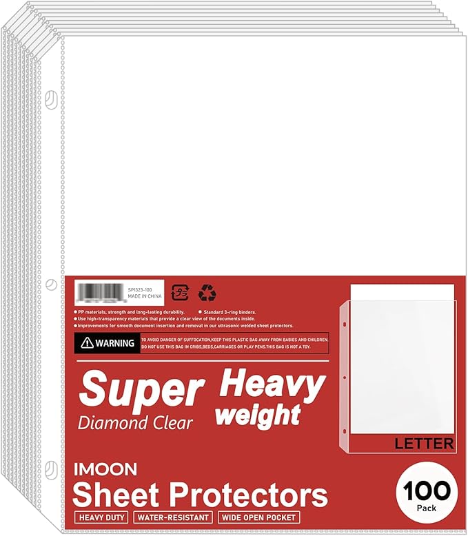 Super Heavyweight Sheet Protectors by Unknown