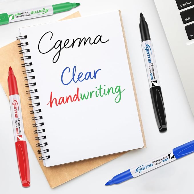 Cgerma Permanent Markers Bulk Fine Point, Quick Drying, Fade Resistant - Image 10