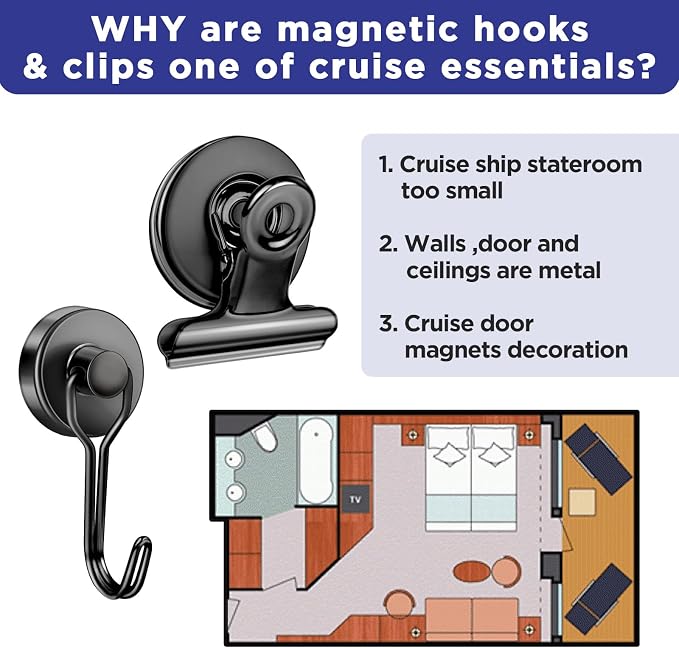 30lbs+ Magnetic Hooks and Clips - Image 7