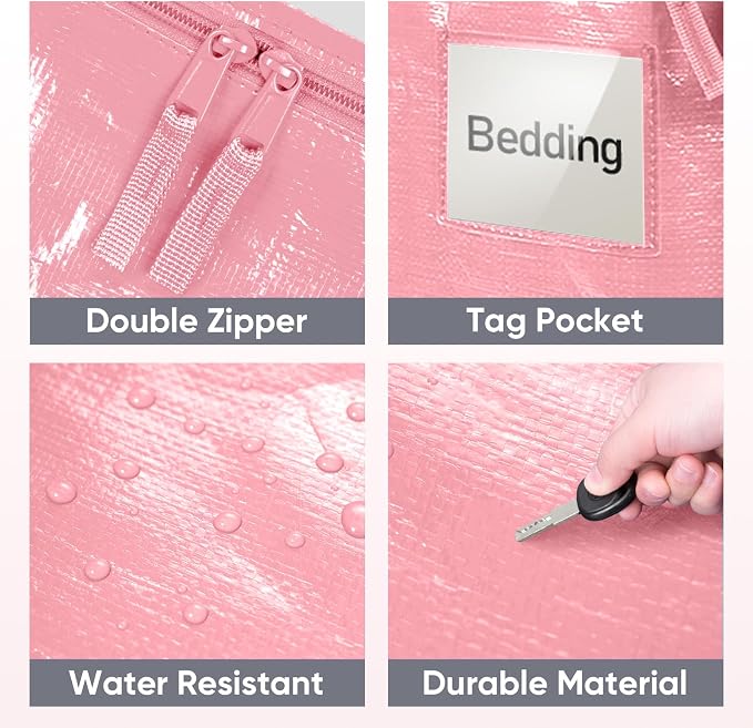 TICONN 4 Pack Extra Large Moving Bags Heavy Duty - Image 6