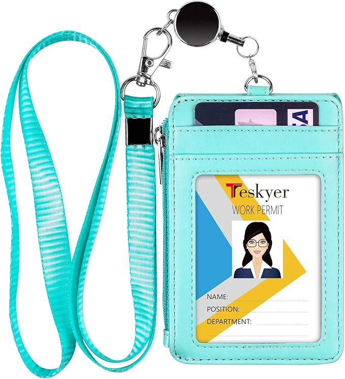 Teskyer Leather Badge Holder by TESKYER