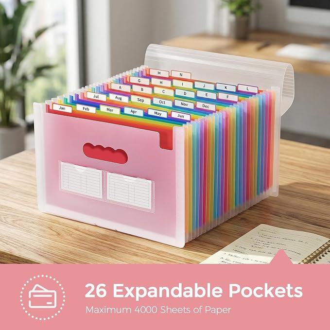 SKYDUE Accordion File Organizer - Image 5