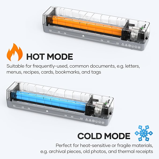 Laminator Machine 9 Inch, laminator with 10 Laminating Sheets, Laminating Machine Quick preheating with Paper Cutter, Low Noise, Plastificadora with ABS Jam Free-DeskLoop Office