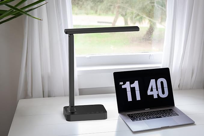 Drevet LED Desk lamp with USB C Charging Port, Table Light with 3 USB Charger - Image 7