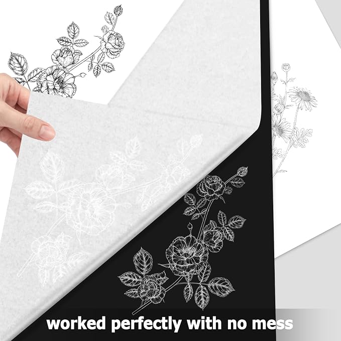 PSLER 30PCS White Carbon Transfer Paper - Image 3