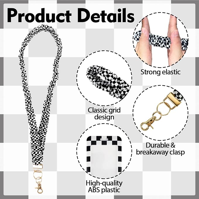 Teacher Lanyard, Scrunchie Lanyard - Image 3