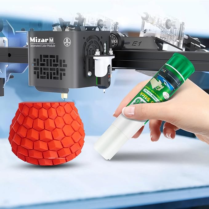 3D Printer Glue Sticks, 36 Grams Each PVP Solid Glue Sticks for Hot Bed Plate, Washable, Non-Toxic, Reduce Warping for PLA, ABS, PETG, HIPS, TPU Filament on PEI, Glass, Aluminum, Buildtak Board, 6Pcs-DeskLoop Office