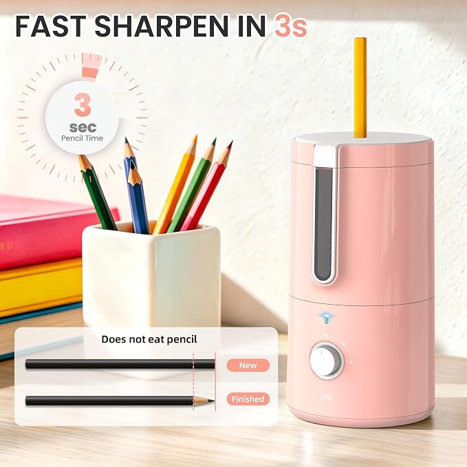deli Electric Pencil Sharpener, Fully Automatic Pencil Sharpener - Image 7