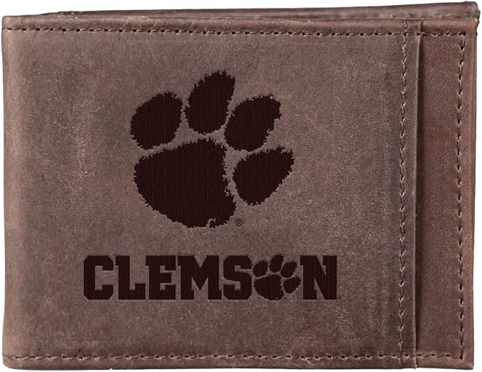 Team Sports America NCAA Clemson University Front Pocket Slim Wallet by TeamSportsAmerica