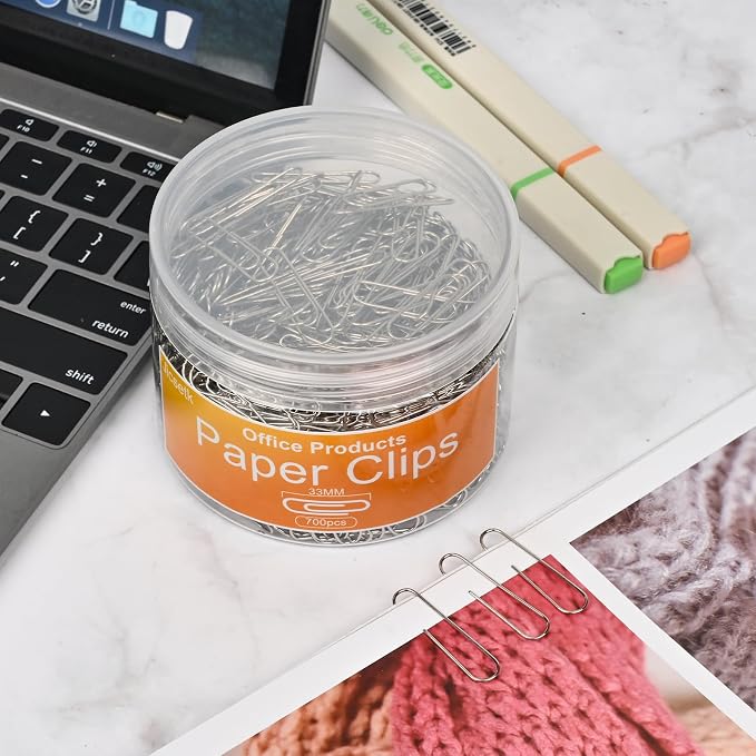 Medium Paper Clips, Paper Clip Medium Size, School and Teacher Supplies. - Image 8