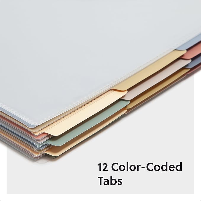 Smead Project Organizer, Office Supplies, 24 Pockets, Tear Resistant Poly File - Image 2