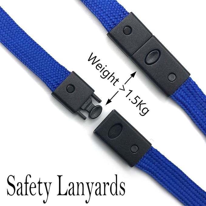 Bird Fiy Lanyards Breakaway Bulk Blue Lanyards Neck Flat Safety Badge Lanyard - Image 3
